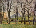 Castaños en el Jas de Bouffan Paul Cezanne
